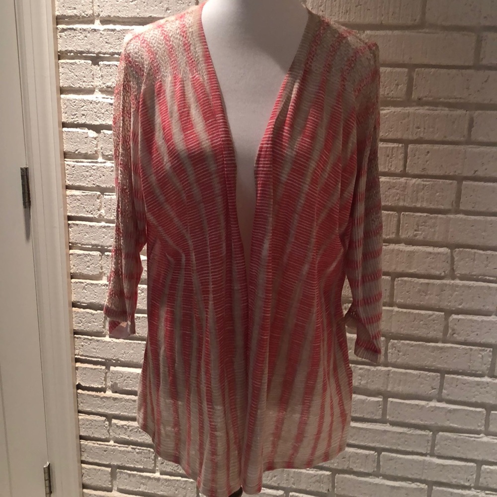 Chico’s Lightweight Summer Sweater Cardi SZ 3 - LN
